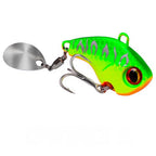 Μεταλλικό Τεχνητό VIB Ψαρέματος με Δόνηση – Spinner Spoon 6g/15g/28g για Bass, Πέρκα & Χειμερινό Ψάρεμα