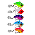 Μεταλλικό Τεχνητό VIB Ψαρέματος με Δόνηση – Spinner Spoon 6g/15g/28g για Bass, Πέρκα & Χειμερινό Ψάρεμα