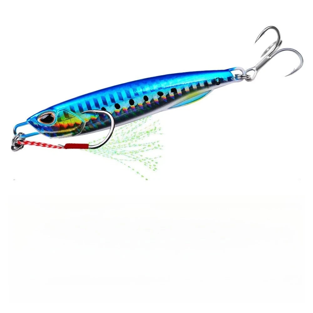 Μεταλλικό Jig Δόλωμα Ψαρέματος 10g/15g/20g/30g/40g/60g – Τεχνητό Σκληρό Δόλωμα Casting & Jigging