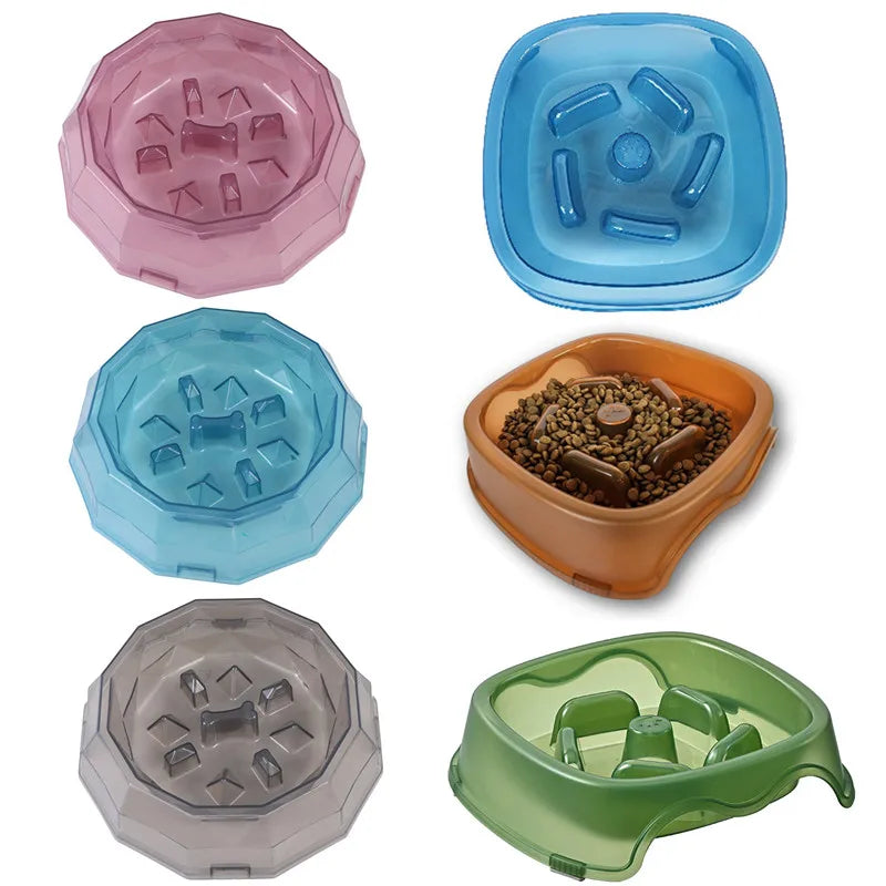 Slow Feeder Bowl for Dogs & Cats – Anti-Choke, Non-Slip, 19 Designs