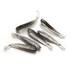 Μαλακό Δόλωμα Swimbait Fork Tail 7.5cm – Σετ 10 τεμ. με ή χωρίς Αγκίστρι, Σιλικόνη