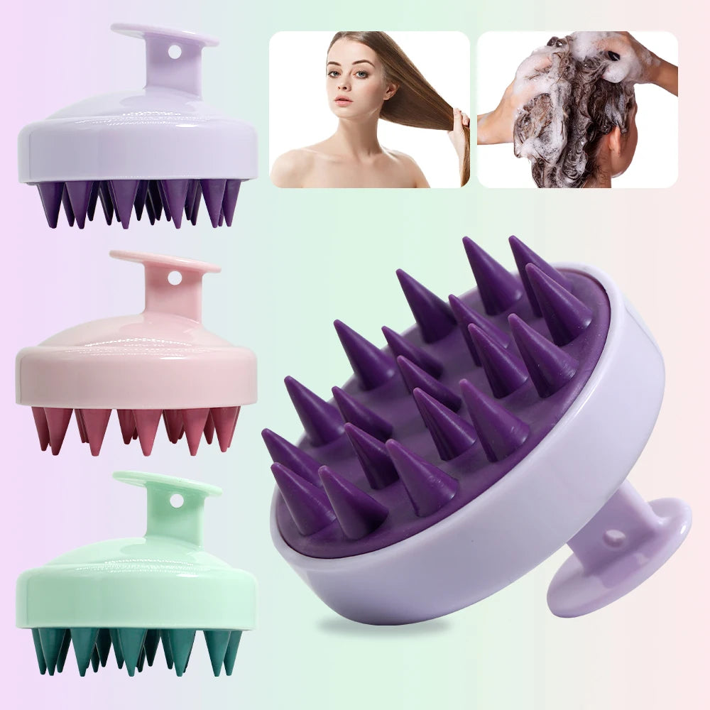 Βούρτσα Μασάζ Κεφαλής & Σώματος – Silicone Scalp Massager
