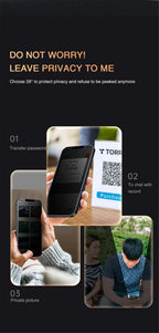 Privacy Screen Protector iPhone – Anti-Spy Tempered Glass (1 ή 2 τεμ.)
