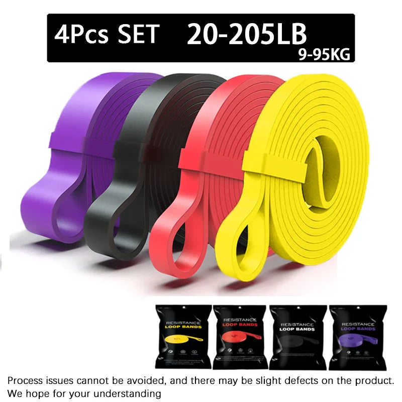 Λάστιχα Αντίστασης Heavy-Duty 20-230 lbs – Φυσικό Latex για Γυμναστική, Yoga & Pilates