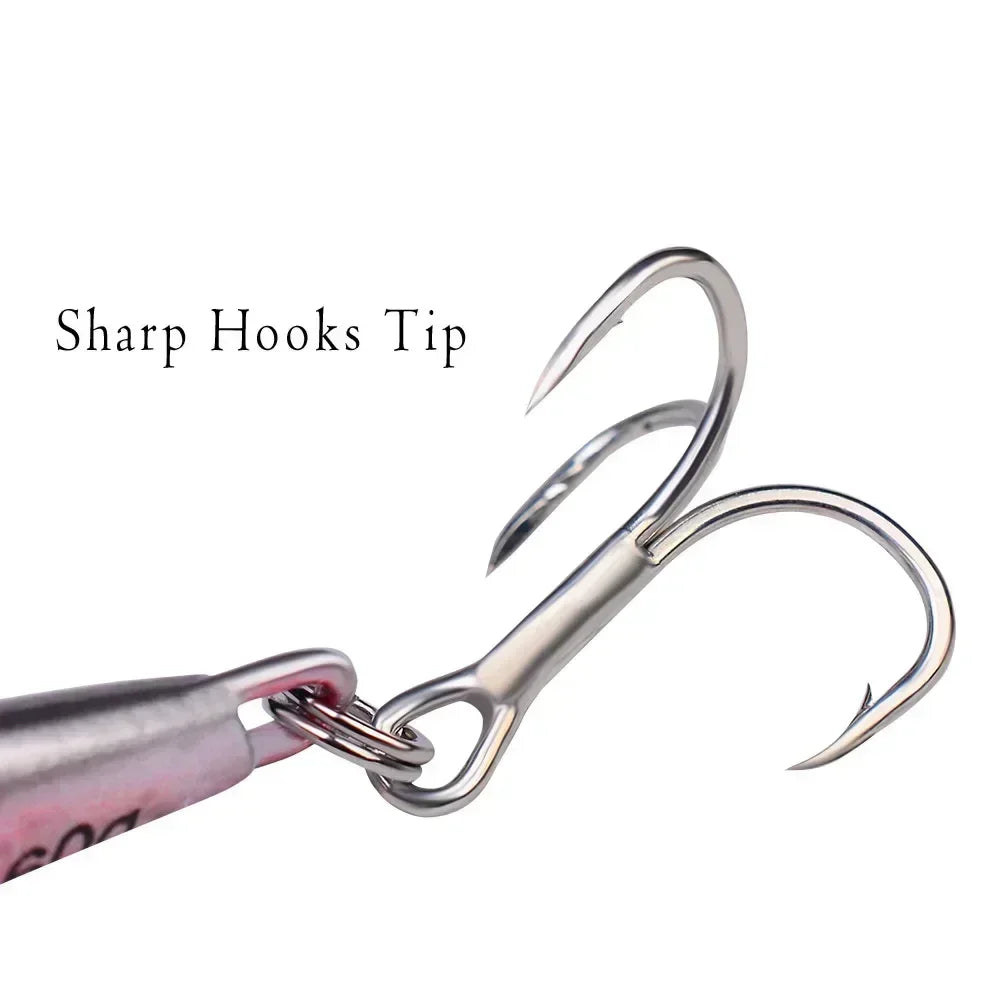 Μεταλλικό Jig Δόλωμα Ψαρέματος 10g/15g/20g/30g/40g/60g – Τεχνητό Σκληρό Δόλωμα Casting & Jigging