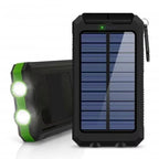 Solar Power Bank 80000mAh – Ηλιακή Φόρτιση, LED Φακός & Πυξίδα