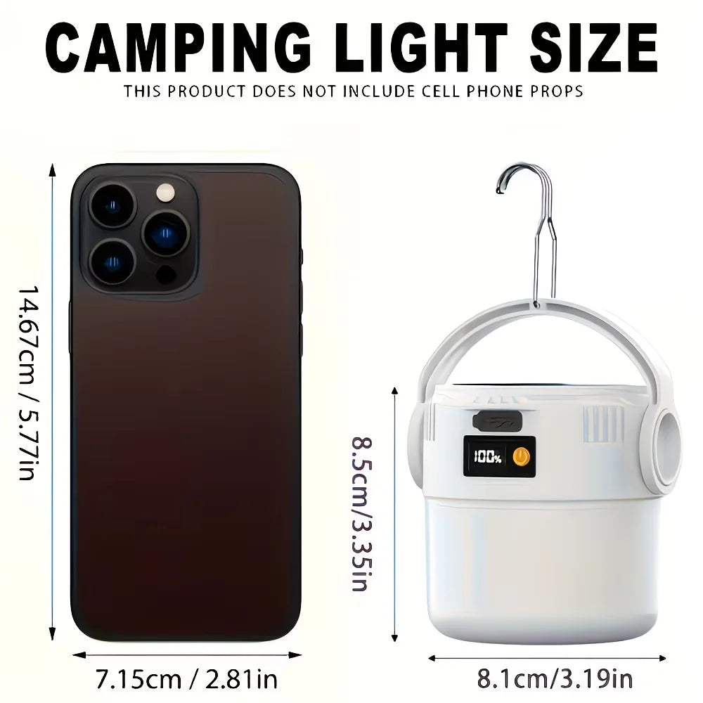 Ηλιακό Φανάρι Camping – Solar Lantern USB Επαναφορτιζόμενο