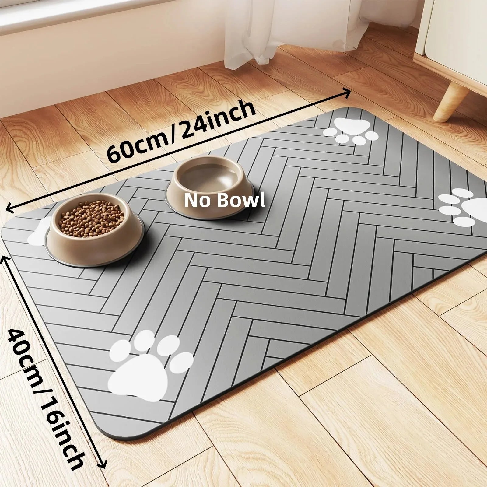 Pet Feeding Mat – Αδιάβροχο Αντιολισθητικό Χαλάκι Ταΐσματος