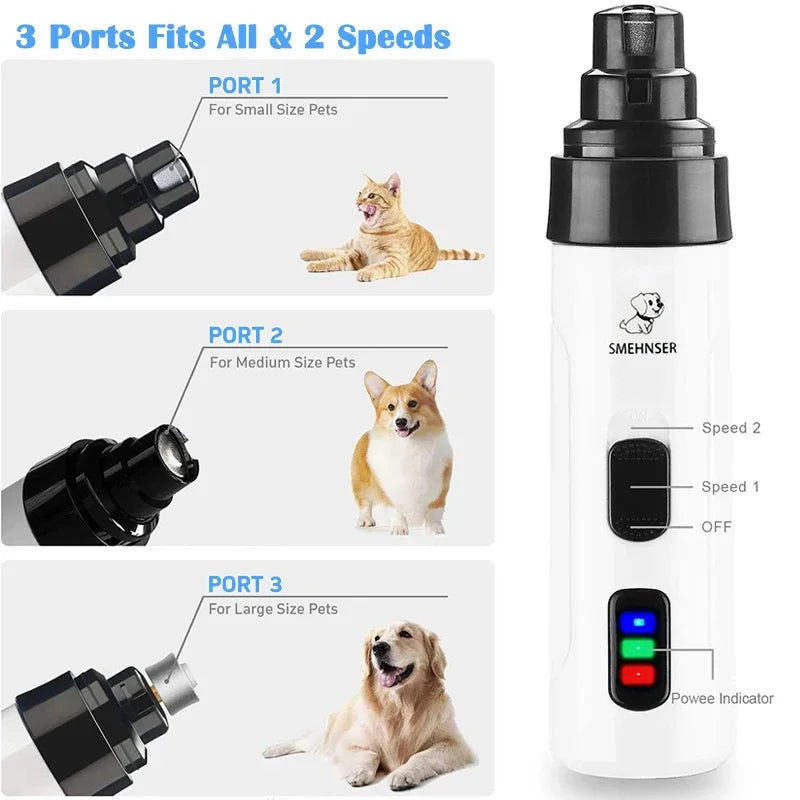 Dog Nail Grinder – Αθόρυβο & Ανώδυνο για Σκύλους & Γάτες