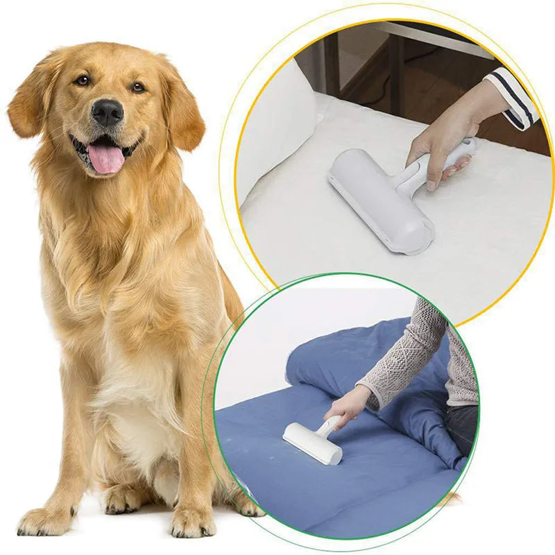 Pet Hair Remover Roller – Self-Cleaning Base for Dogs & Cats