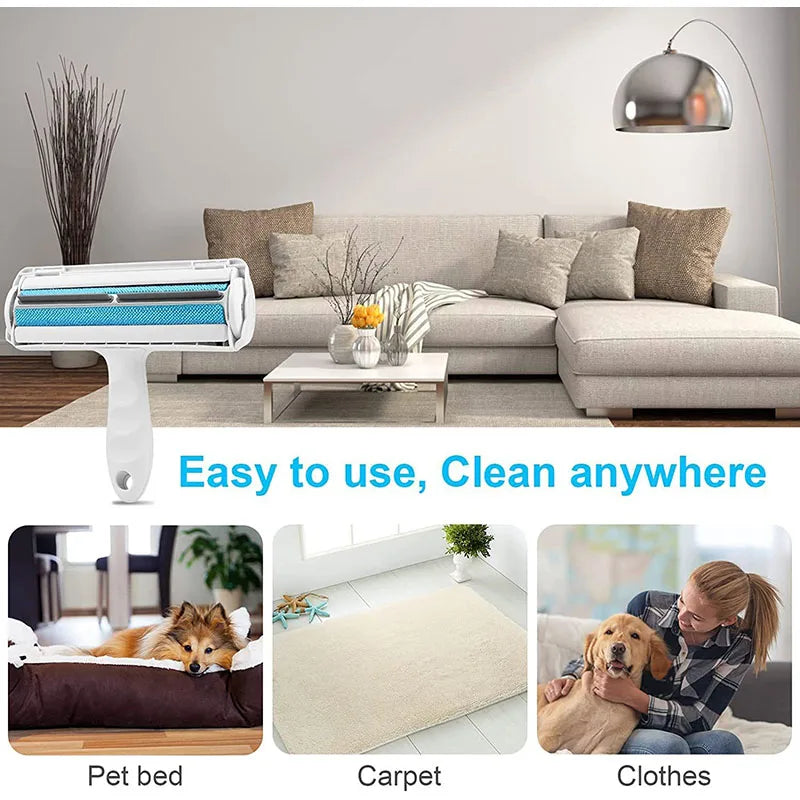 Pet Hair Remover Roller – Self-Cleaning Base for Dogs & Cats