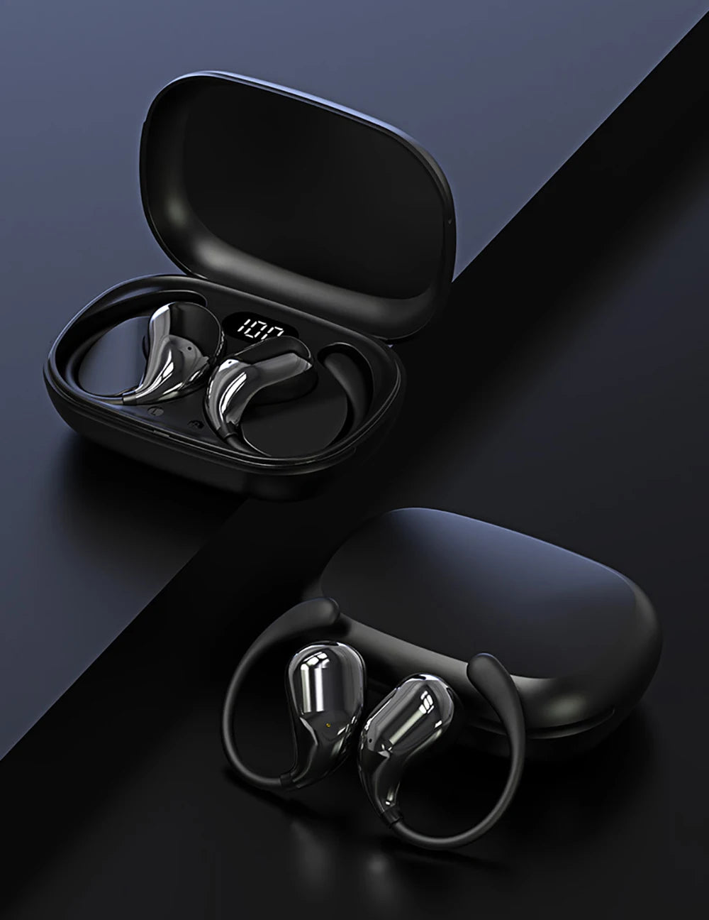 Bluetooth 5.4 TWS Earbuds – ANC, HiFi Stereo, LED Display, Waterproof