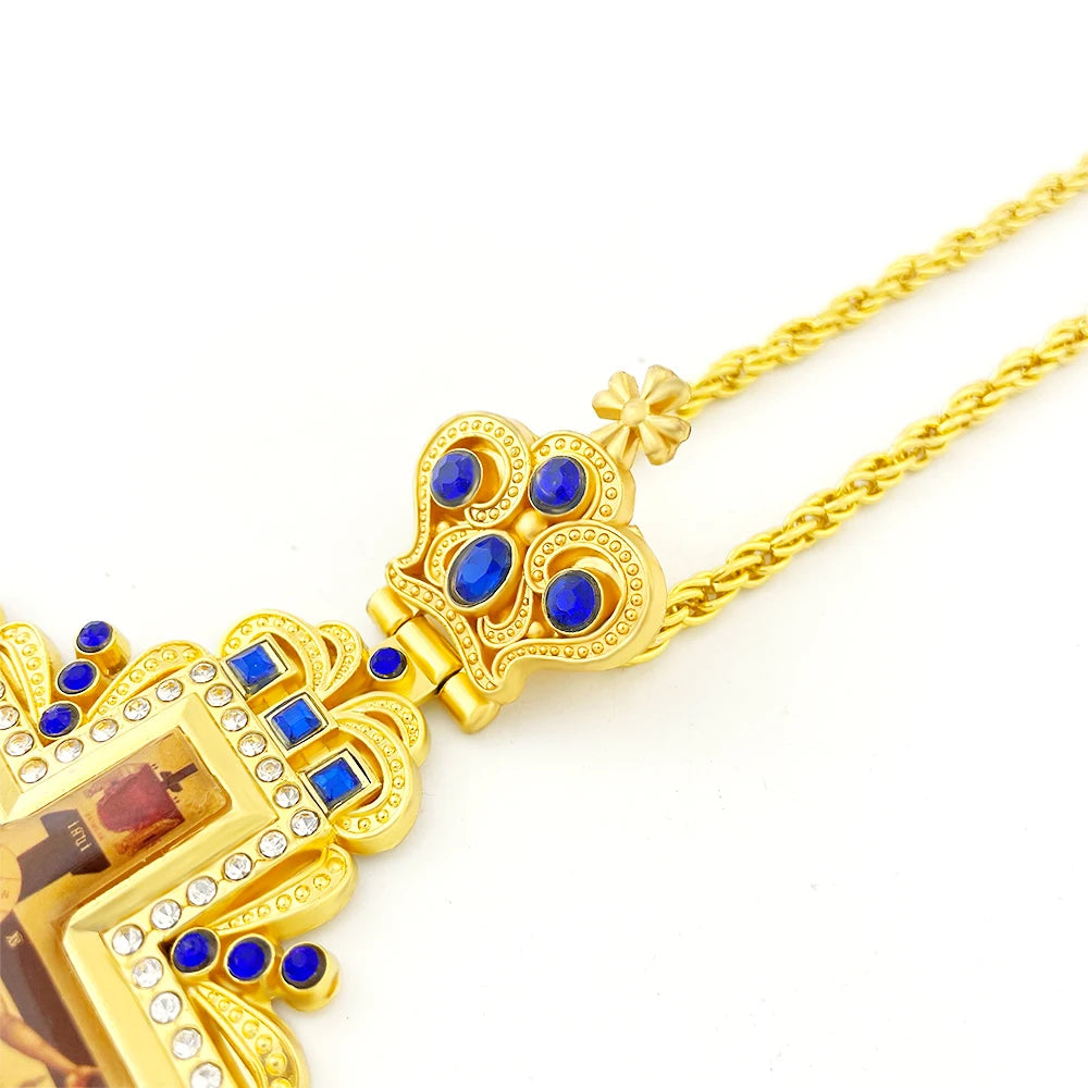 Εγκόλπιο Σταυρός Ιερέων - Ορθόδοξος με Πέτρα