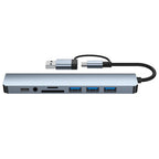 8-in-1 USB-C Hub Docking Station