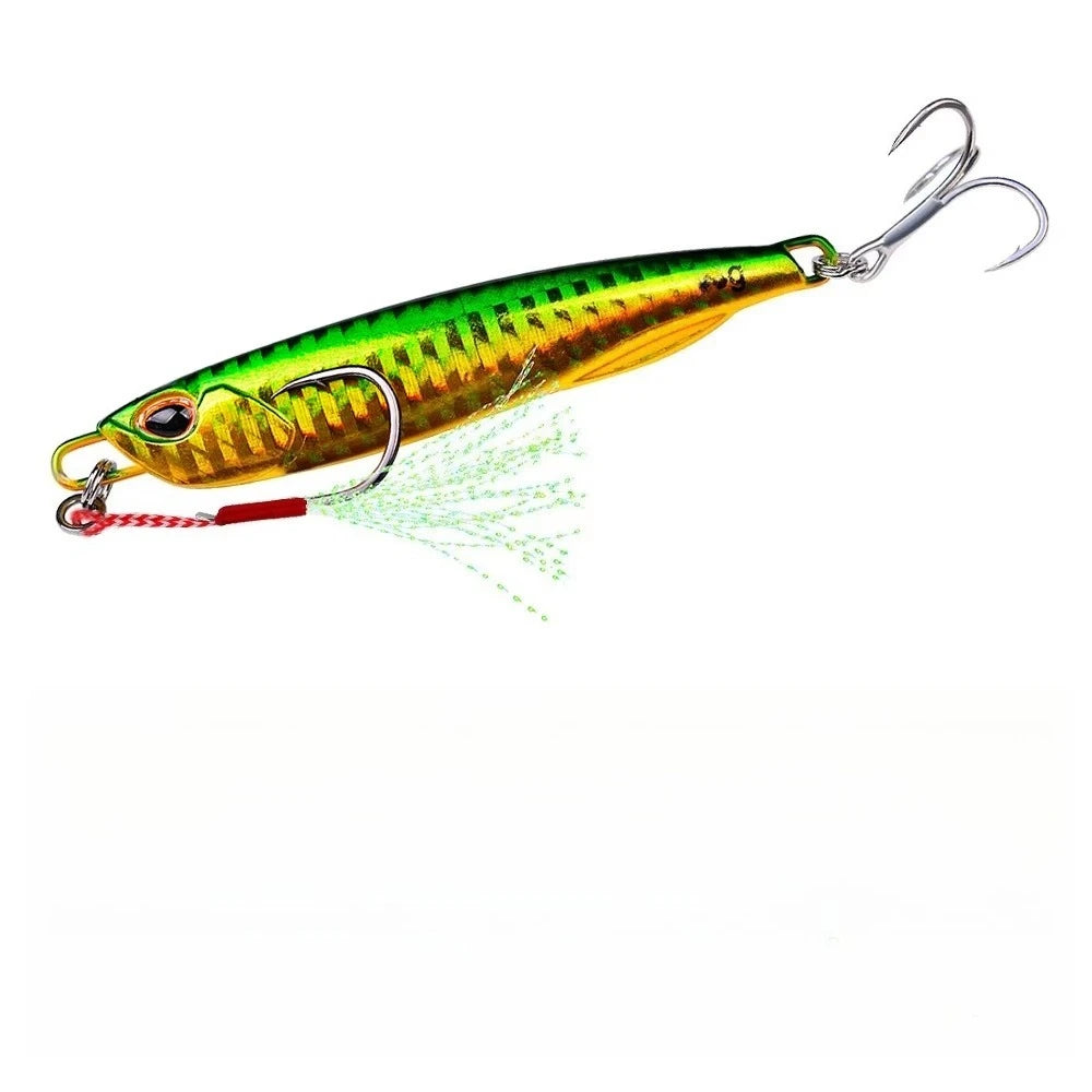 Μεταλλικό Jig Δόλωμα Ψαρέματος 10g/15g/20g/30g/40g/60g – Τεχνητό Σκληρό Δόλωμα Casting & Jigging