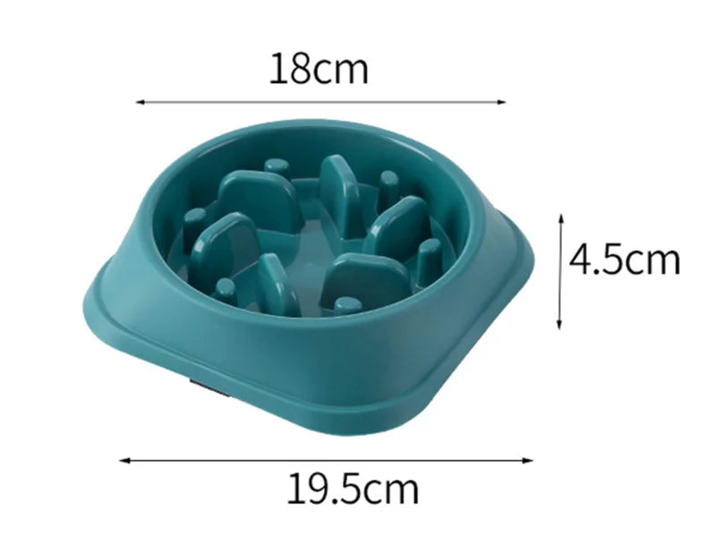 Slow Feeder Bowl for Dogs & Cats – Anti-Choke, Non-Slip, 19 Designs