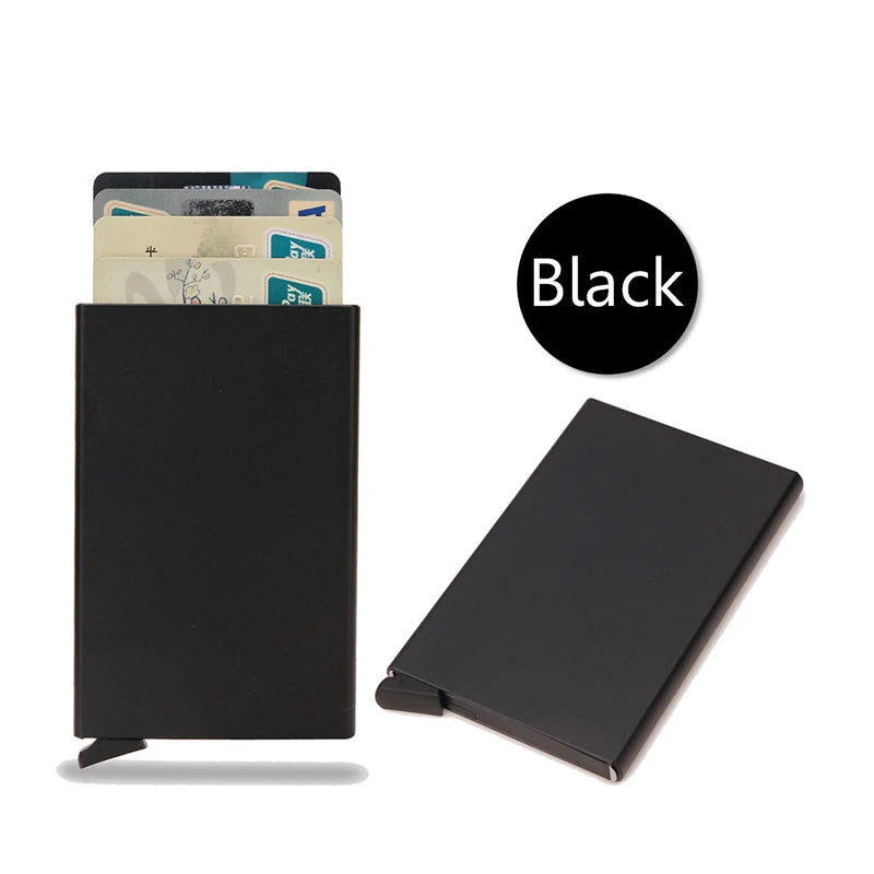 RFID Πορτοφόλι Καρτών – Μεταλλικό, Slim & Anti-Theft