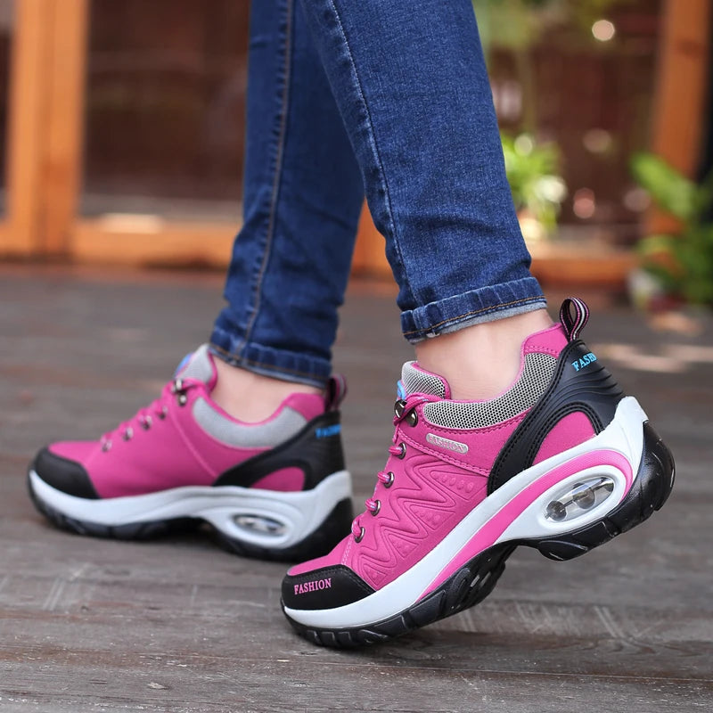 Γυναικεία Platform Sneakers με Κορδόνια | Chunky Sole Casual Αθλητικά Παπούτσια