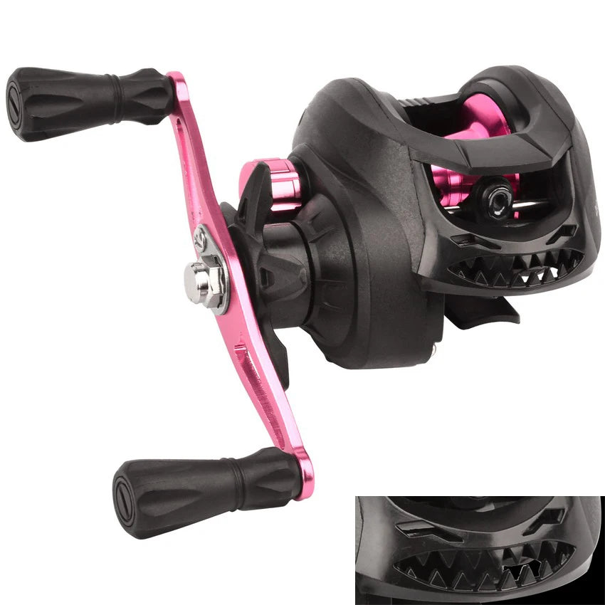 Μηχανισμός Baitcasting 7.2:1 Υψηλής Ταχύτητας – Max Drag 8kg, Αντιμπλέξιμο Νήμα, Γλυκό & Αλμυρό Νερό