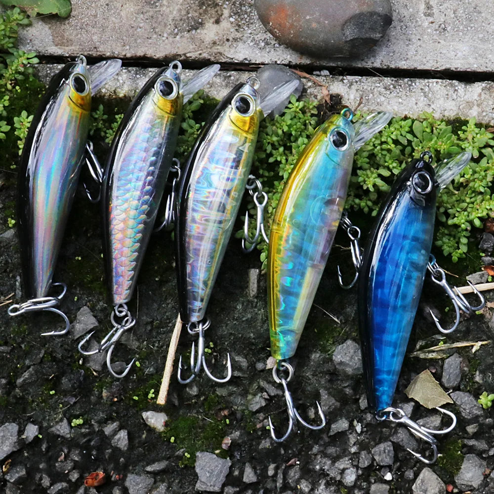 Τεχνητό Δόλωμα Sinking Minnow 11g 7cm – Wobbler Jerkbait 3D Crankbait για Ψάρεμα Κυπρίνου