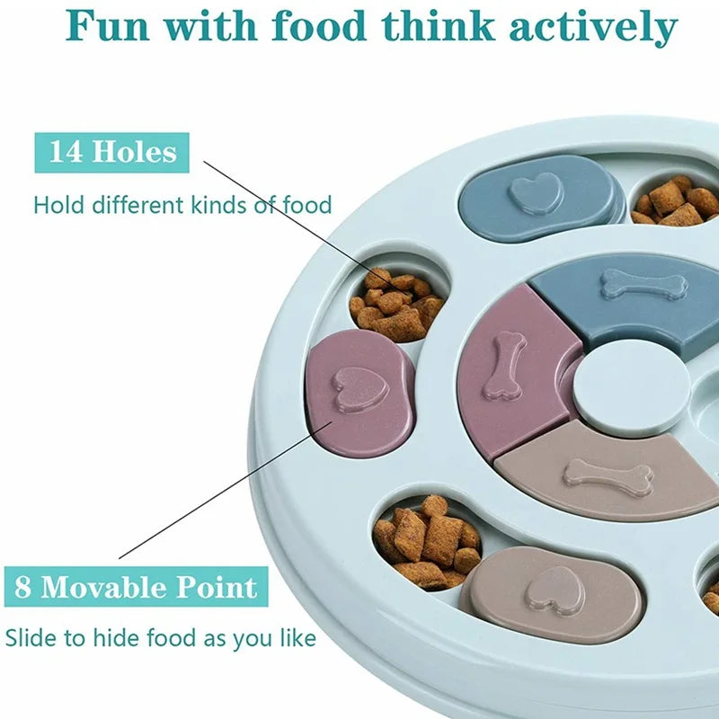Διαδραστικό Bowl Κρύψιμο Τροφής για Σκύλους – Slow Feeder & Educational Toy