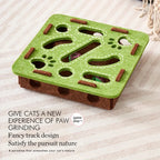 Interactive Cat Puzzle Toy – Felt Maze με Tunnel & Bell Ball