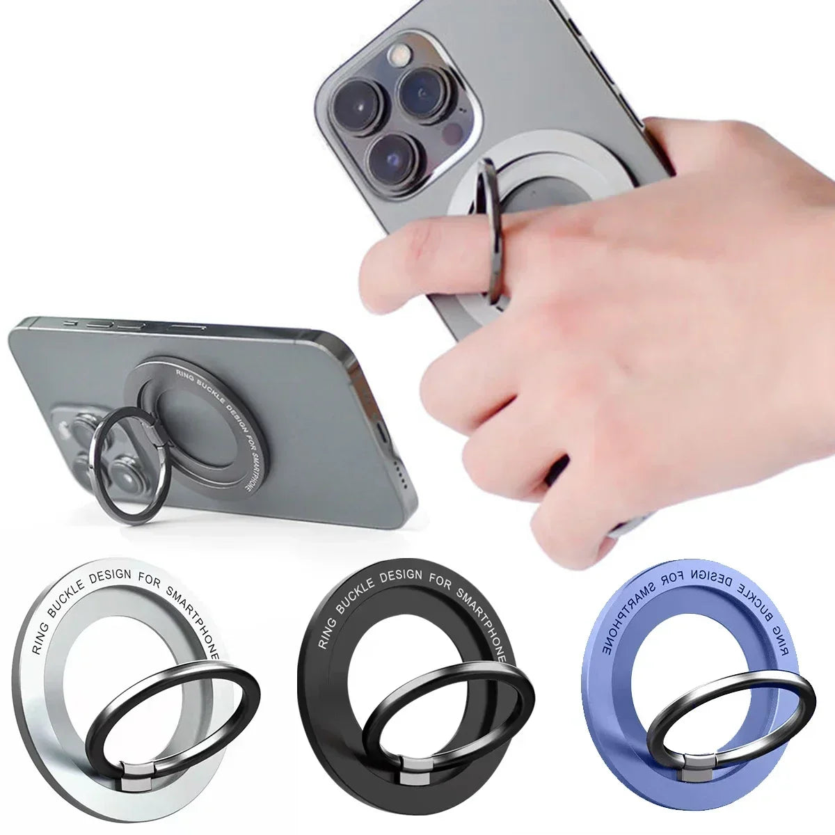 Magnetic Ring Holder – MagSafe Υποστήριγμα & Grip για iPhone