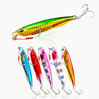 Μεταλλικό Jig Δόλωμα Ψαρέματος 10g/15g/20g/30g/40g/60g – Τεχνητό Σκληρό Δόλωμα Casting & Jigging
