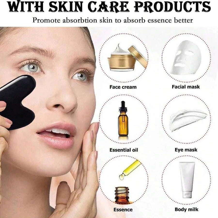 Ice Face Roller & Gua Sha Σετ – Μασάζ Προσώπου για Σύσφιξη & Λάμψη