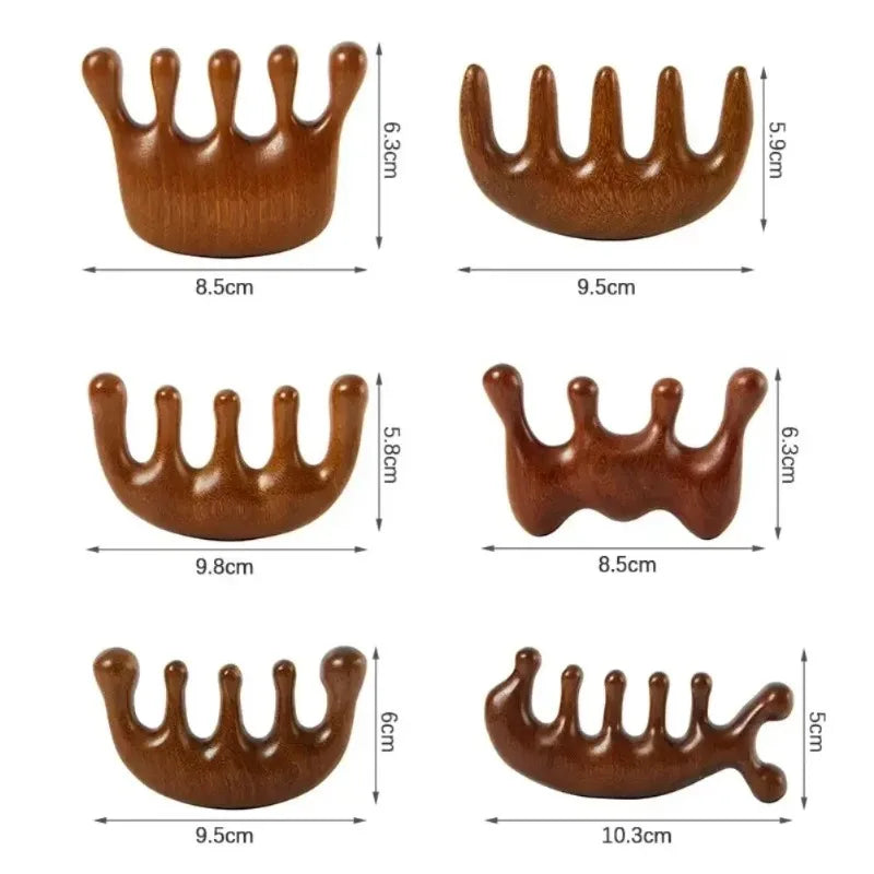 Gua Sha Χτένα Μασάζ – Scraping Tool για Κεφάλι, Πρόσωπο & Σώμα