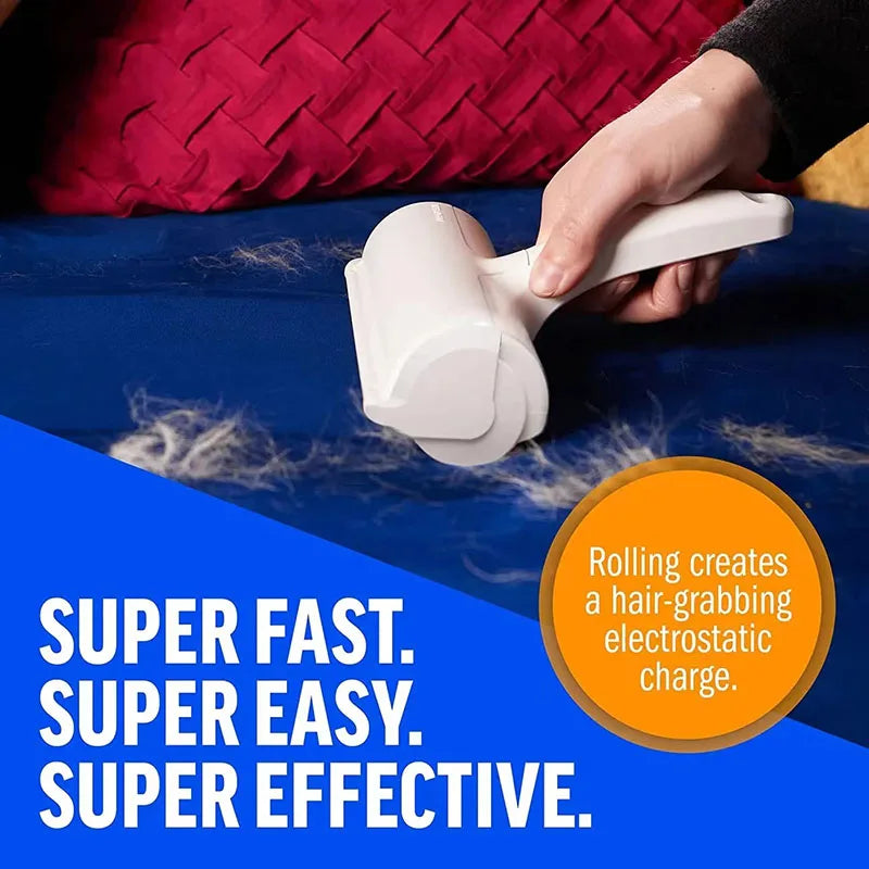 Pet Hair Remover Roller – Self-Cleaning Base for Dogs & Cats