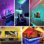 LED Strip Lights RGB – USB, Τηλεχειριστήριο 44 πλήκτρων, 1m-20m