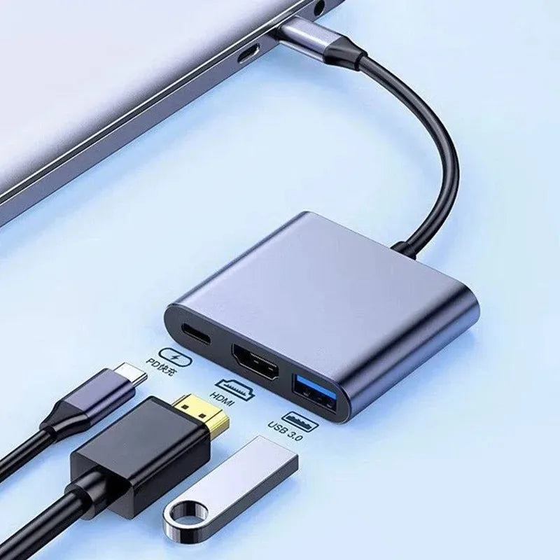 USB-C Hub Docking Station με 4K HDMI & PD Φόρτιση