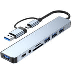 8-in-1 USB-C Hub Docking Station