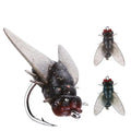 Τεχνητά Δολώματα Fly Fishing 10 τεμ. – Μύγες PVC με Αγκίστρι για Bass, Πέστροφα & Σολομό (10mm / 13mm / 18mm)