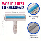 Pet Hair Remover Roller – Self-Cleaning Base for Dogs & Cats