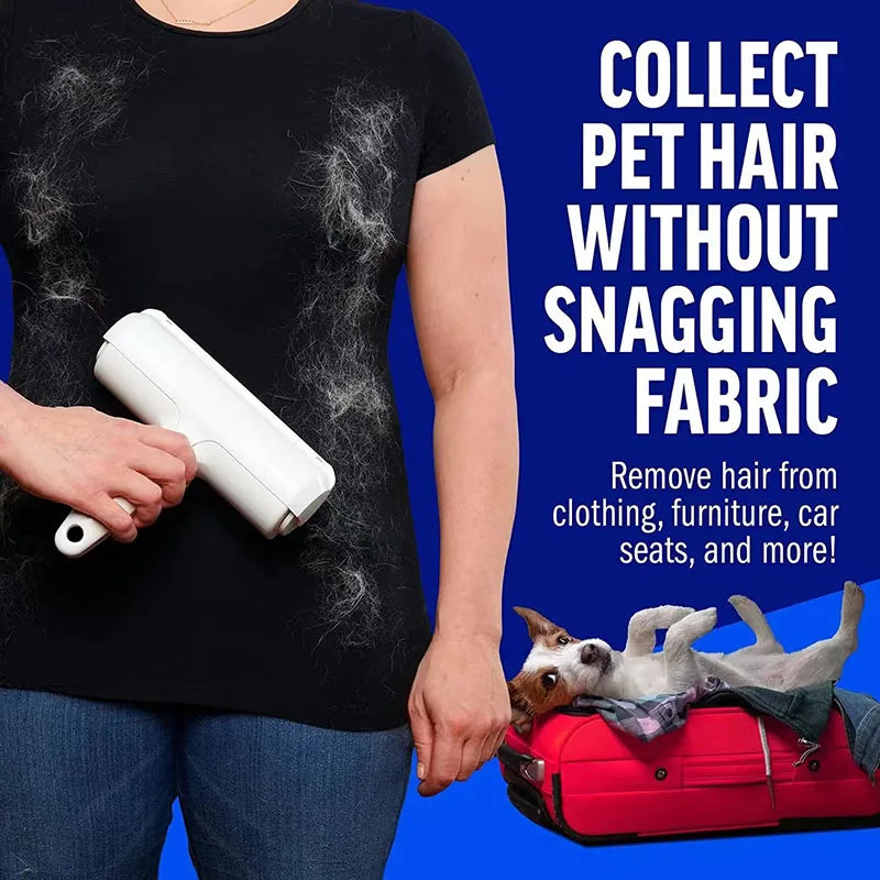 Pet Hair Remover Roller – Self-Cleaning Base for Dogs & Cats
