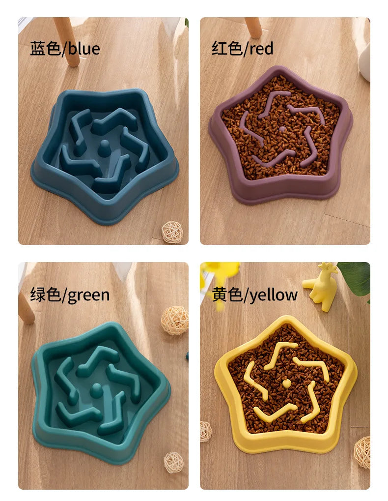 Slow Feeder Bowl for Dogs & Cats – Anti-Choke, Non-Slip, 19 Designs