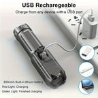 Φακός LED Επαναφορτιζόμενος USB – Ανθεκτικός, Αδιάβροχος & Zoom