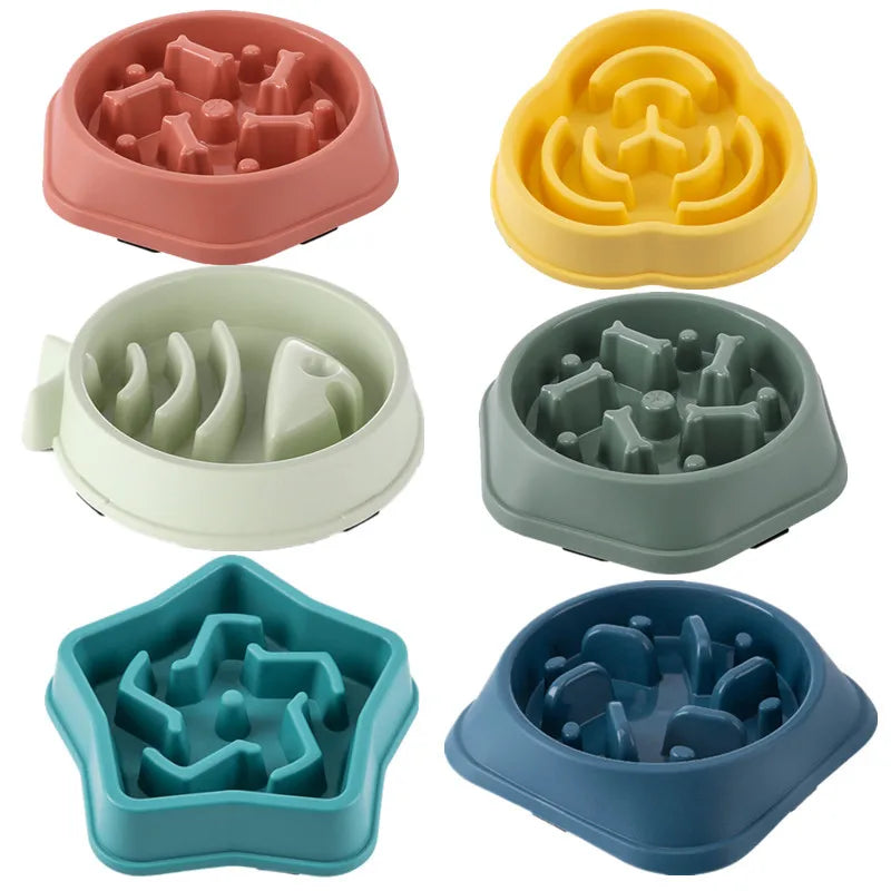 Slow Feeder Bowl για Σκύλους & Γάτες – Anti-Choke, Non-Slip, 19 Σχέδια