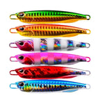 Μεταλλικό Jig Δόλωμα Ψαρέματος 10g/15g/20g/30g/40g/60g – Τεχνητό Σκληρό Δόλωμα Casting & Jigging