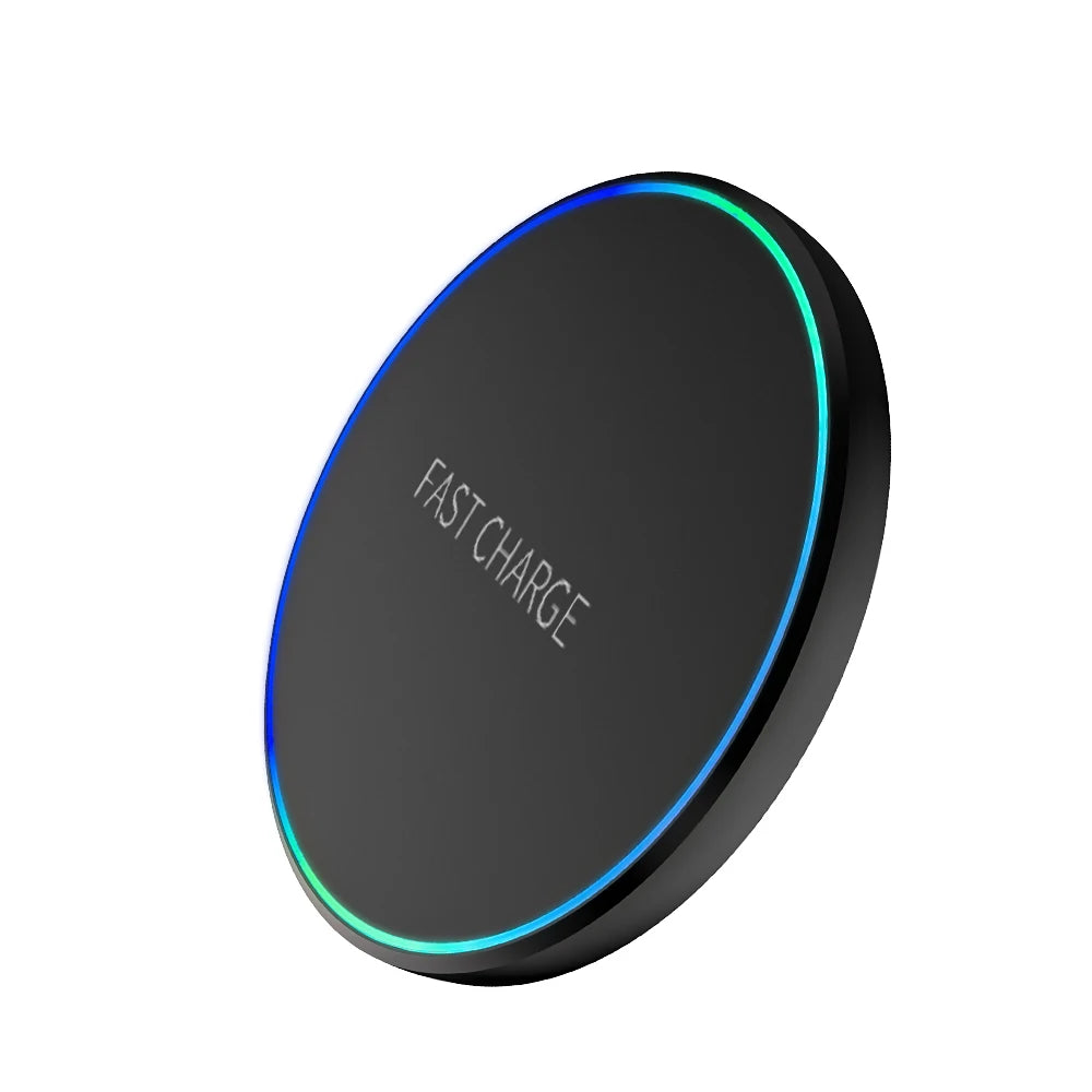15W Wireless Charging Pad – Fast Charge for iPhone & Android