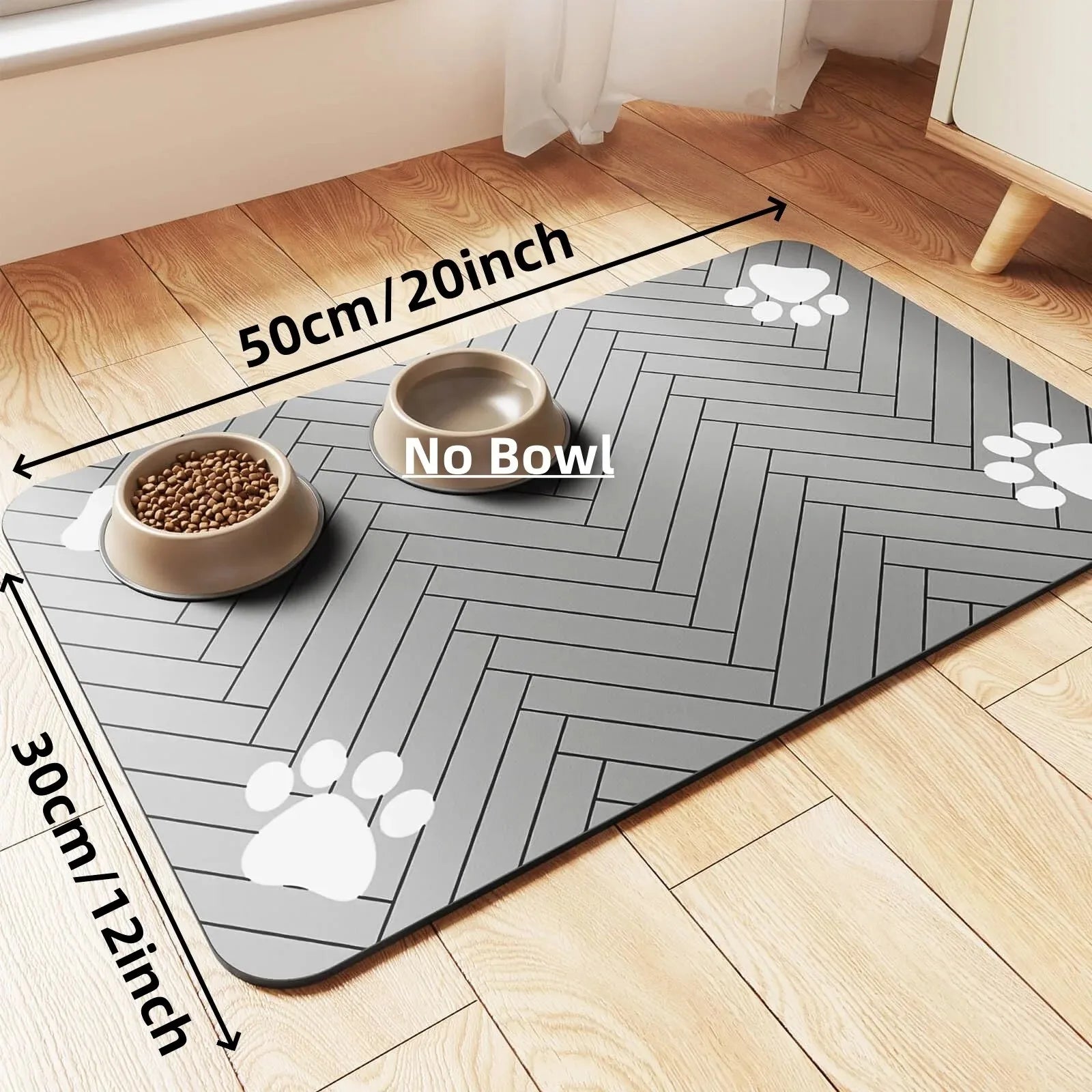 Pet Feeding Mat – Αδιάβροχο Αντιολισθητικό Χαλάκι Ταΐσματος
