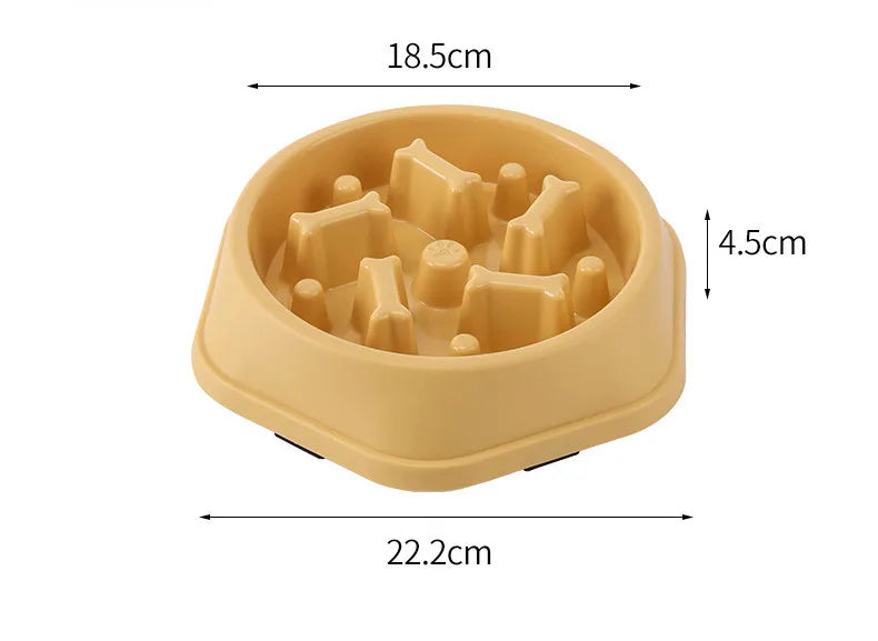 Slow Feeder Bowl for Dogs & Cats – Anti-Choke, Non-Slip, 19 Designs