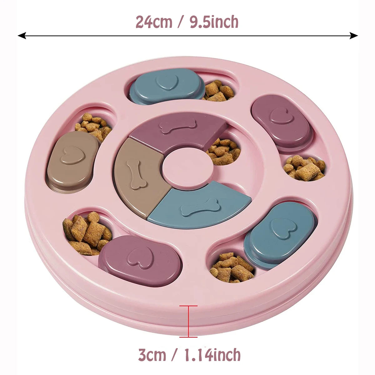 Διαδραστικό Bowl Κρύψιμο Τροφής για Σκύλους – Slow Feeder & Educational Toy