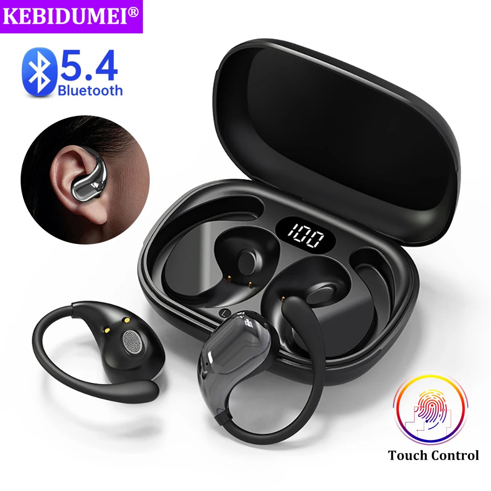 Bluetooth 5.4 TWS Earbuds – ANC, HiFi Stereo, LED Display, Waterproof