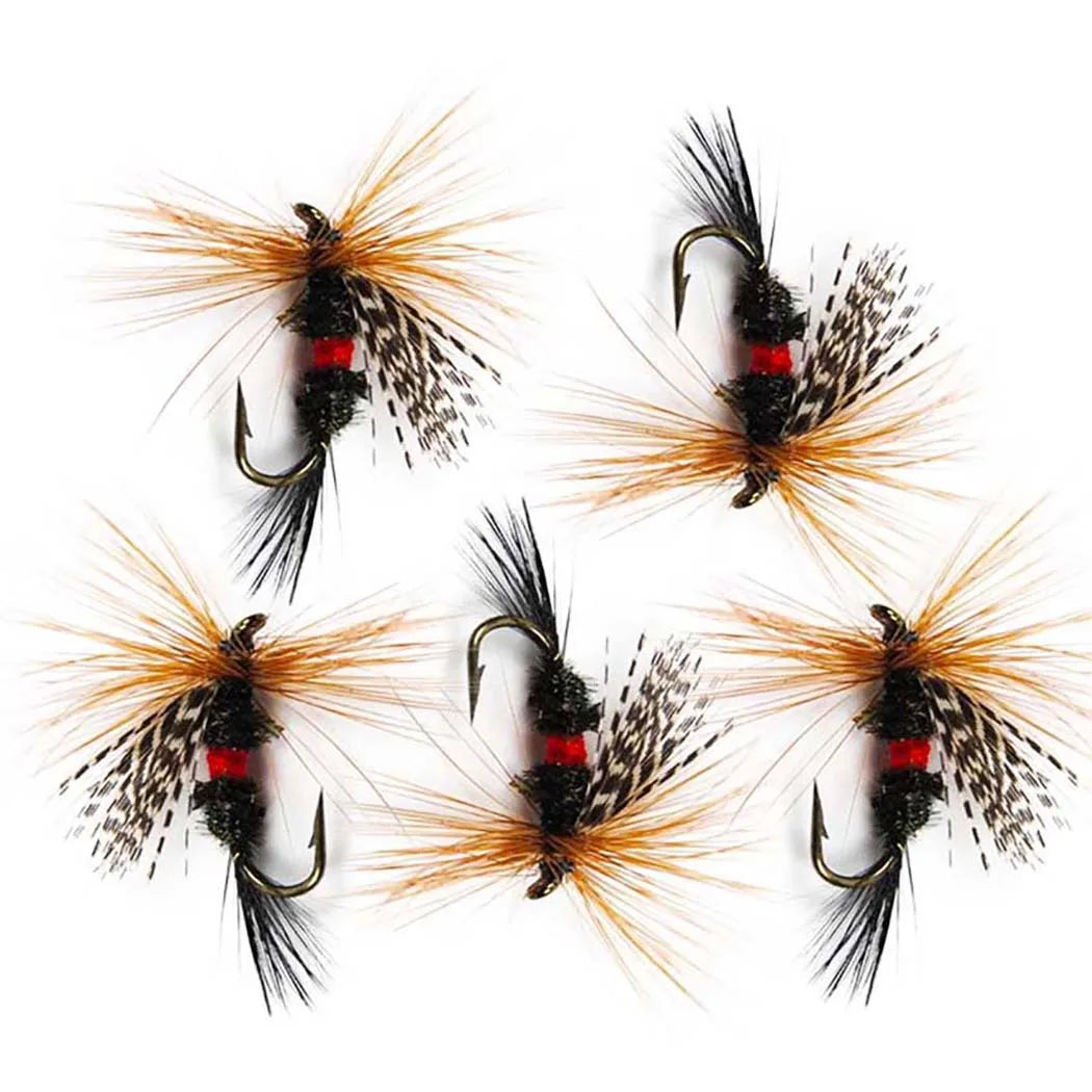 Σετ 6 Τεχνητών Μύγας για Fly Fishing – Νύμφες & Ξηρές Μύγες για Πέστροφα & Σολομό