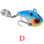 Μεταλλικό Τεχνητό VIB Ψαρέματος με Δόνηση – Spinner Spoon 6g/15g/28g για Bass, Πέρκα & Χειμερινό Ψάρεμα