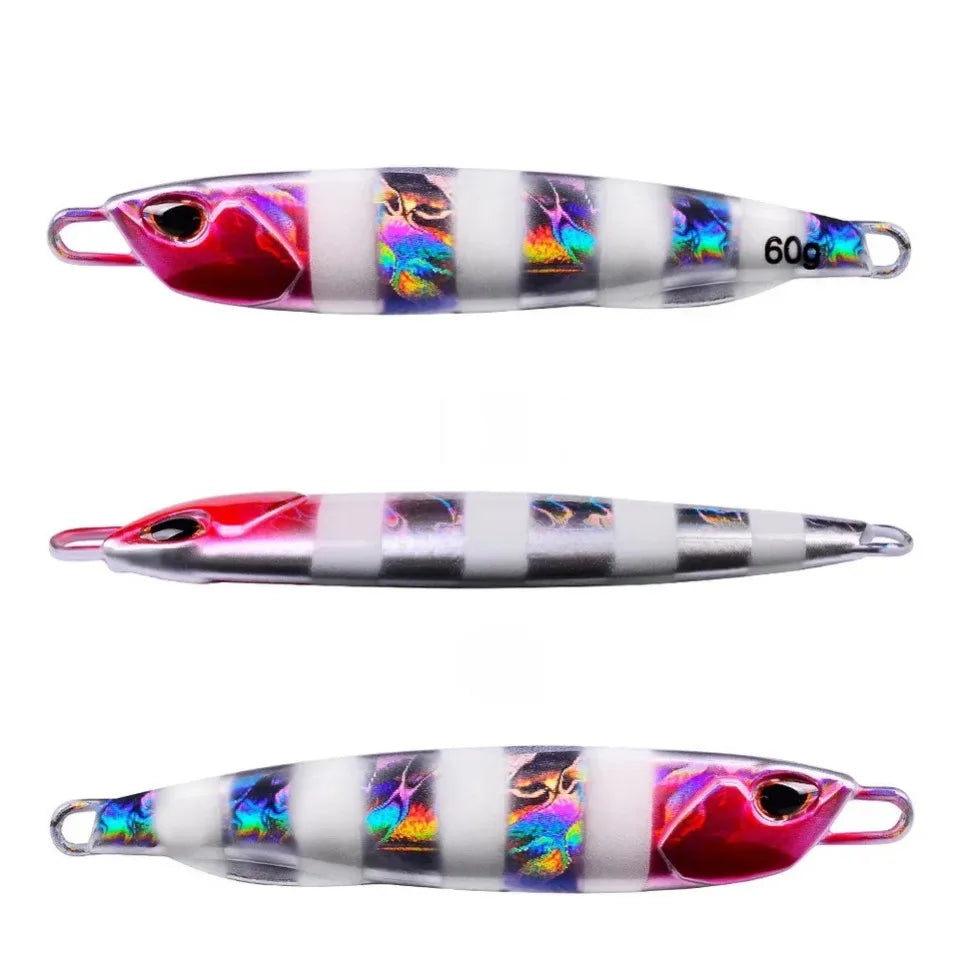 Μεταλλικό Jig Δόλωμα Ψαρέματος 10g/15g/20g/30g/40g/60g – Τεχνητό Σκληρό Δόλωμα Casting & Jigging