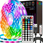 LED Strip Lights RGB – USB, Τηλεχειριστήριο 44 πλήκτρων, 1m-20m